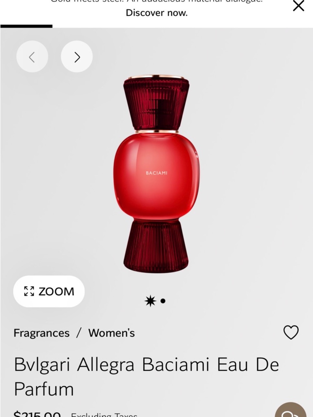 Bulgari Allegra Baciami